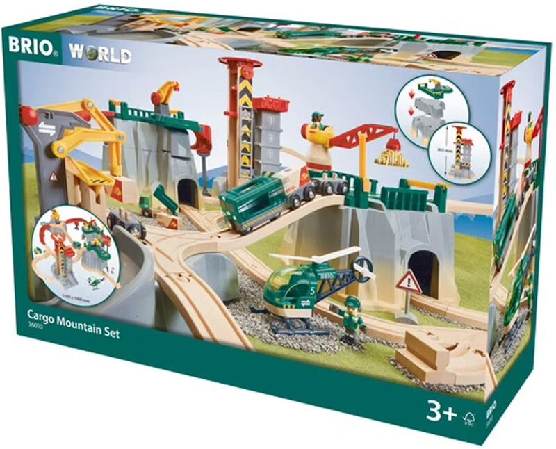 Coffret World : Circuit montagnes et chargement - BRIO