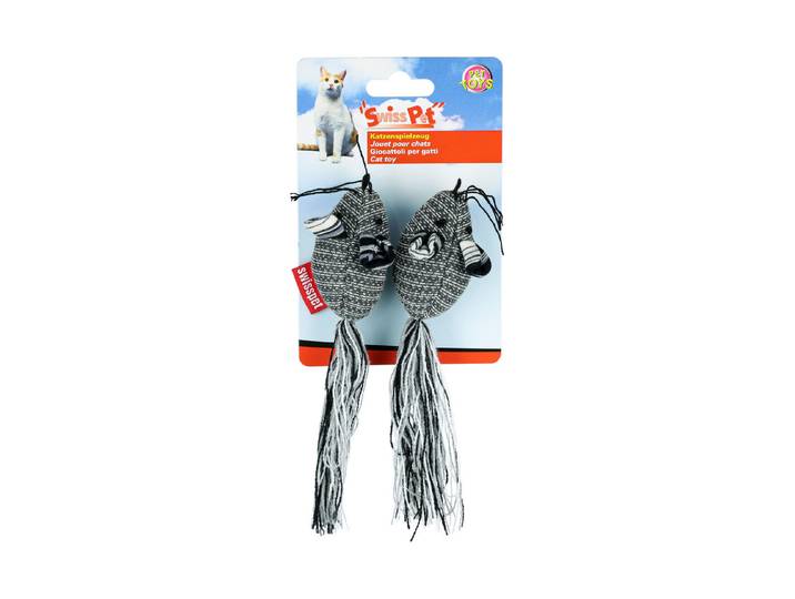 swisspet Katzenspielzeug Plüsch-Mäuse-Set