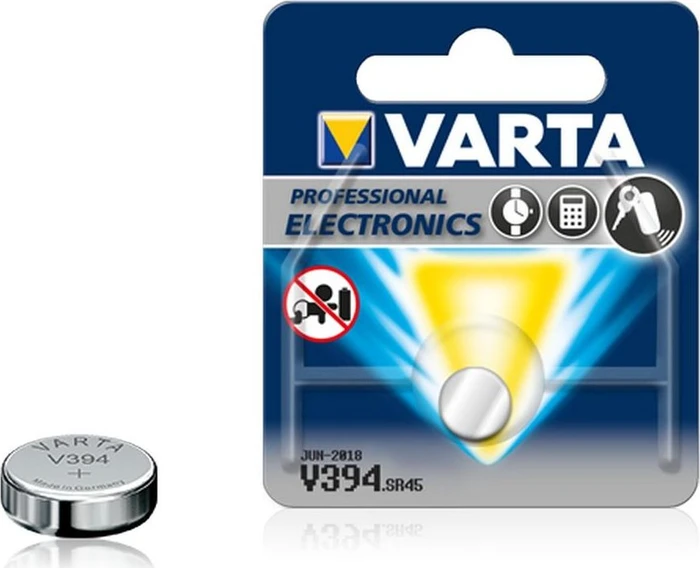 VARTA Spezialbatterie mit Silberoxid V394/SR45 - 1 Stück