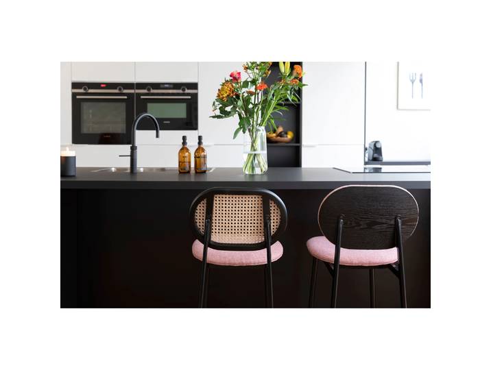 Design Barstuhl „Spike“ Natural / Rosa Zuiver