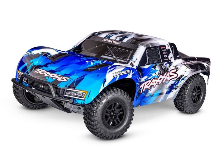 Traxxas RC-Buggy TRAXXAS Slash 1/10 2WD Short-Course Blau RTR VX3 Brushless HD