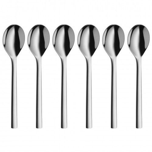 WMF 6 Kaffeelöffel Nuova silber poliert