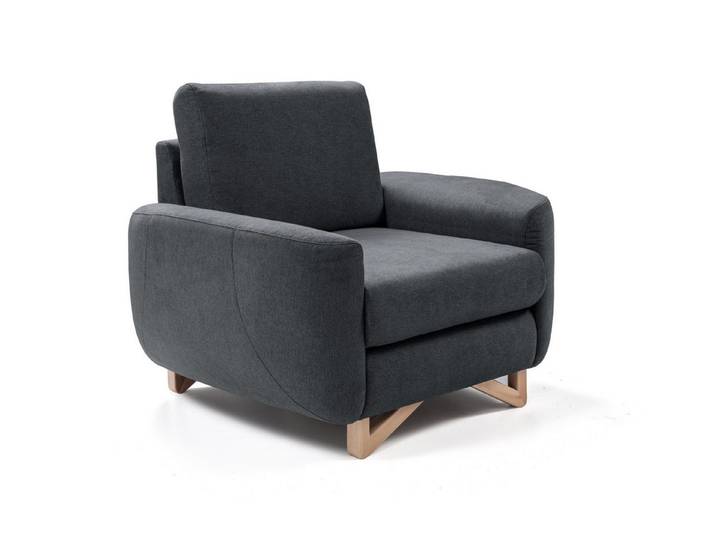 Goldstoff Sessel Wohnzimmer Relaxsessel mit Komfort Armchair Design (1-St), Moderner Wohnzimmersessel Schwarz Komfort Sessel