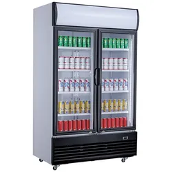 Kühlschrank 2 Glastüren 800L