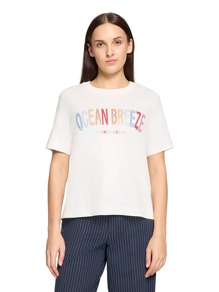 CARTOON Shirt in Weiß - 40