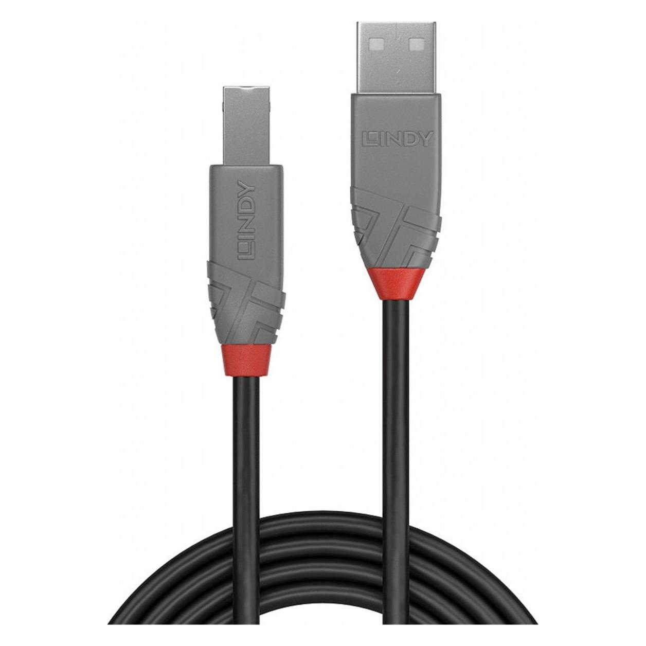 Lindy USB A-Usb B (7.50 m, USB 2.0) (36676)