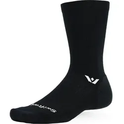 Swiftwick, Unisex, Sportsocken, Pursuit Crew (39 - 42), Schwarz