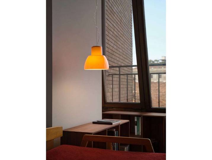 Lorosae Pendelleuchte Ø30 Sicilian Orange - Nemo Lighting - Wohnzimmer - Glas