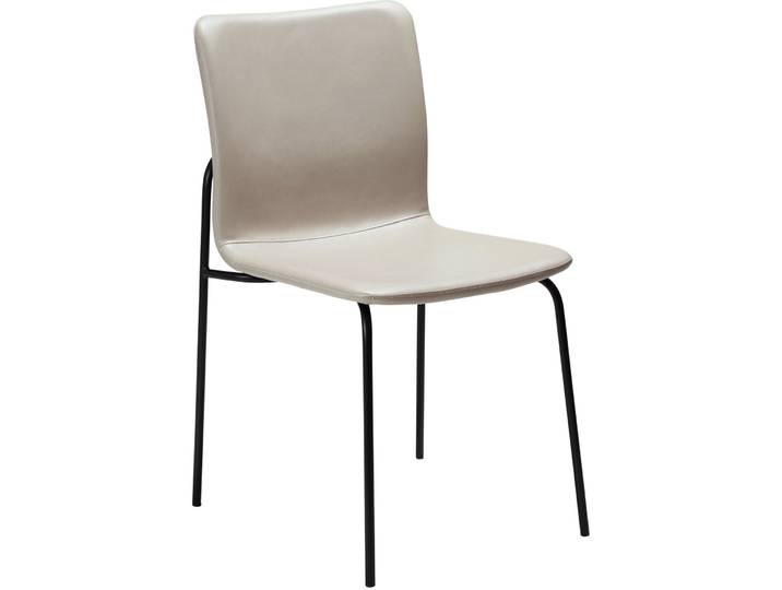 DAN-FORM Stuhl 2er-Set Woof grey Kunstleder