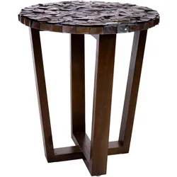 TISCH aus Holz, braun, 36x40cm
