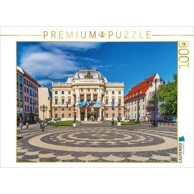 CALVENDO Puzzle Altes Nationaltheater Bratislava | 1000 Teile Lege-Größe 64x48cm Foto-Puzzle für glückliche Stunden