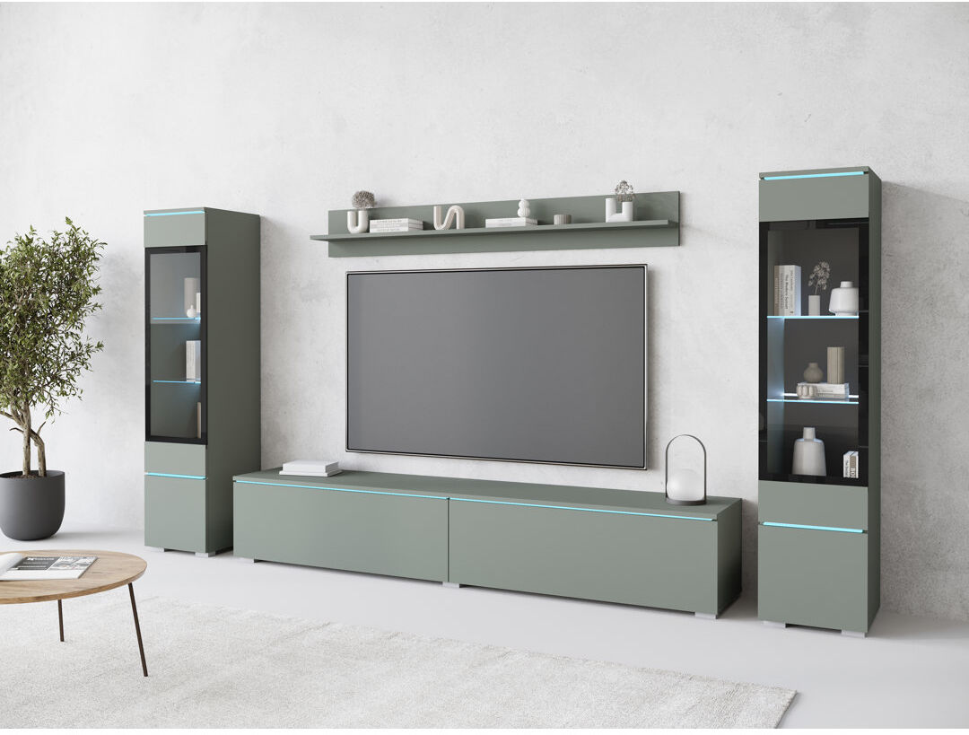 Ivy Bronx TV Stand for TVs up to 78" Misty Green 78"