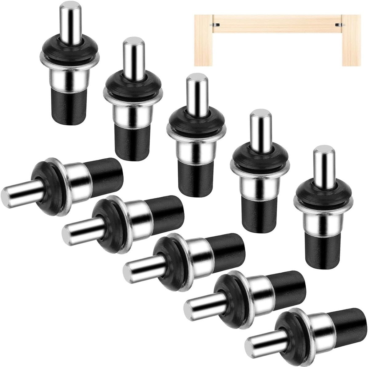 Veerbelaste reparatiepennen met metalen ring - 10 stuks
