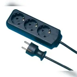 REV 0512247555 Verlängerungskabel 3 m 3 AC-Ausgänge Drinnen Braun