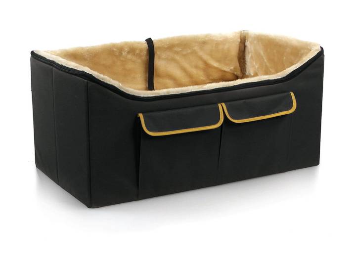Tiertransporttasche SWISSPET Randy M , beige (beige, schwarz), B:75cm H:40cm T:35cm, Tiertransportbehälter, Tiertransporttasche