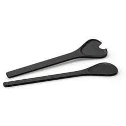 Continenta Salatbesteck Duracore 31,5 cm Holz, Textil, Natur Schattenblau