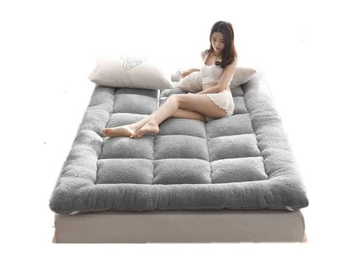 Matelas Futon épaissir de Sol Tatami Japonais Matelas de Couchage Pliable Lit d'oreiller de Chaise Longue au Multicolore MATELAS