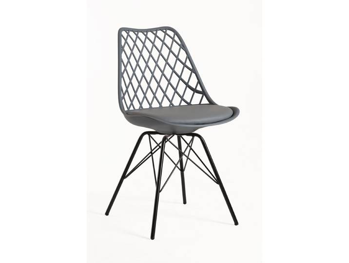 6er Set Iron Mima Stühle - Gris dunkel