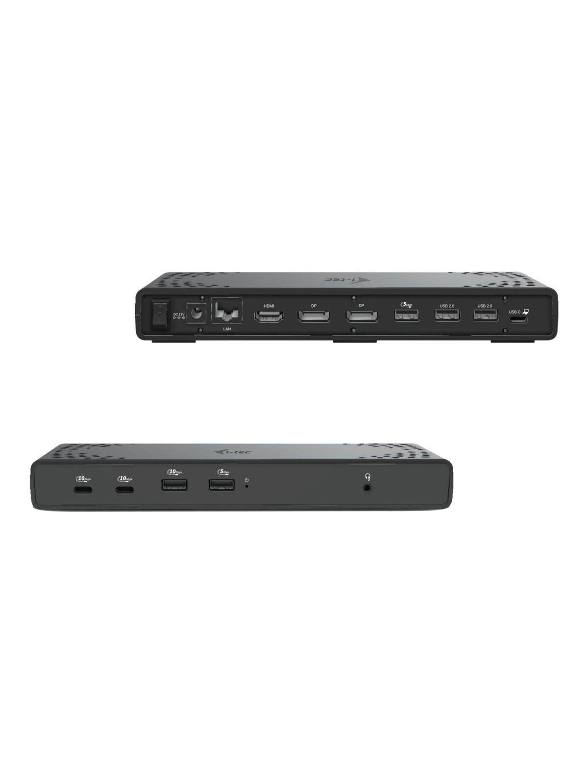 I-Tec Docking Station - USB-C/USB4 - 2-Port DP++ - 100W