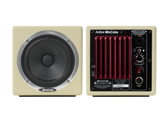 Avantone Pro MixCube A Aktiv Studiomonitor, 2er Set, creme