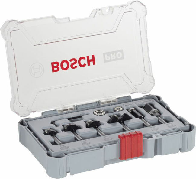 Jeu d'arêtes et de fraises pour arêtes BOSCH 1/4