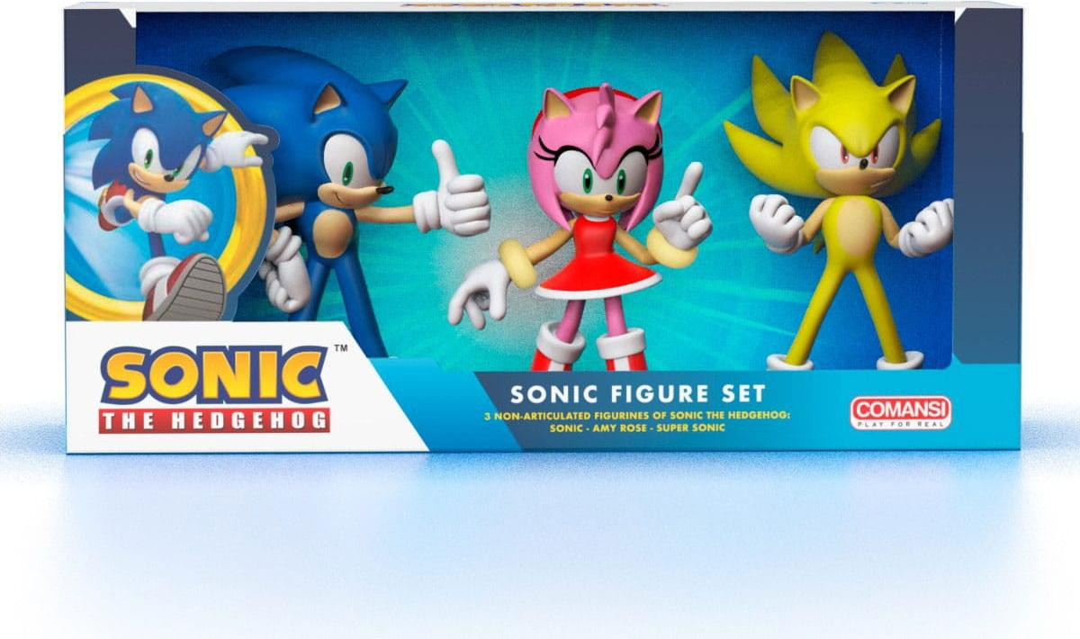 Comansi Sonic the Hedgehog: Golf 2 - Set van 3 figuurtjes in cadeauverpakking