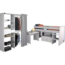 KINDERZIMMER SET Parisot Reverse 2-tlg. Holzdekor Weiß