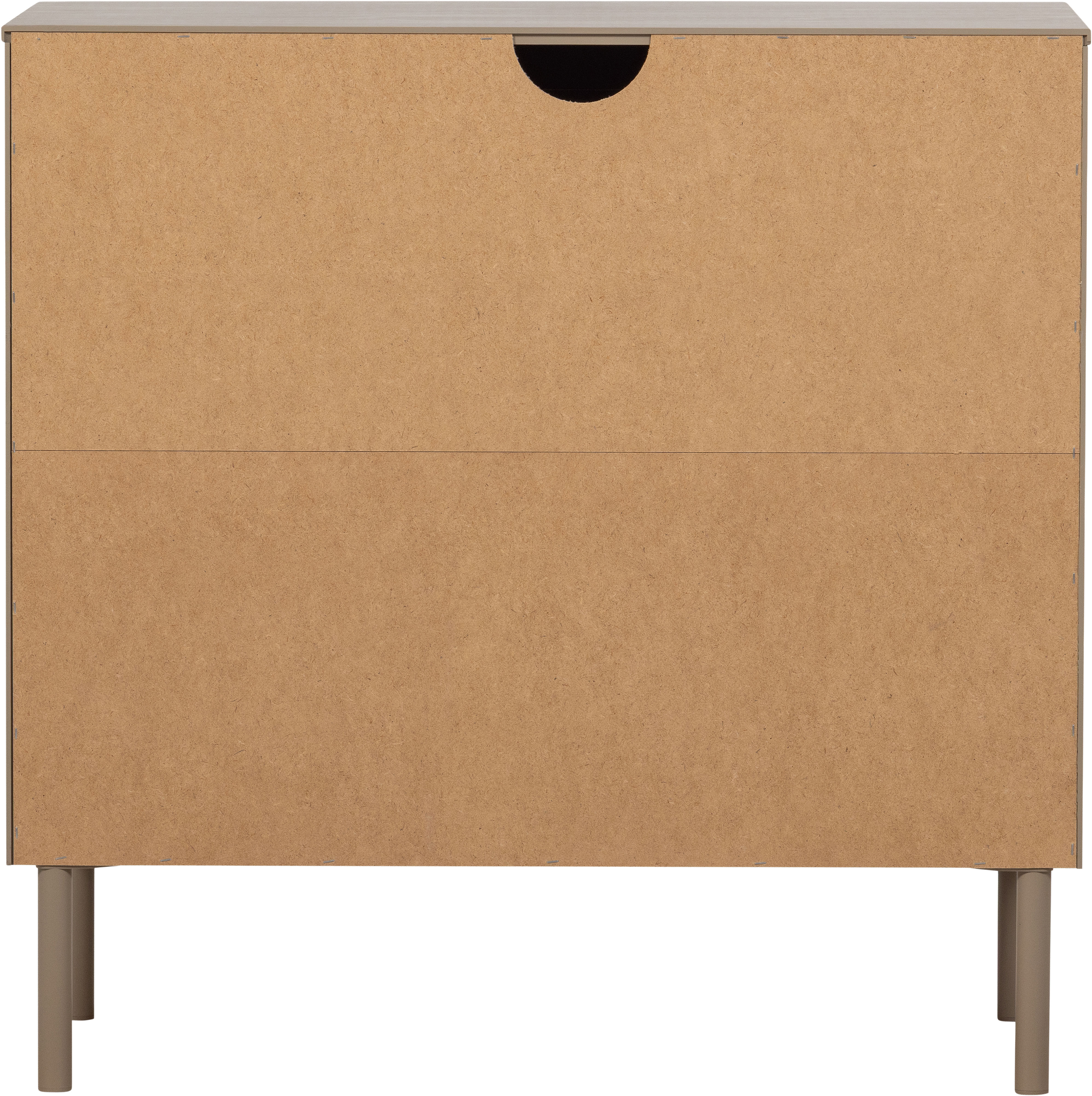 Sideboard WOOOD "Gunnar FSC-Mix Massivkiefer mit Dämpfung Funktion, 94 x 52 x 93 cm", beige (schlamm), B:94cm H:93cm T:52cm, FSC-zertifiziertes Massivholz, Sideboards, Sideboard, Abgerundete Ecken, Tragkraft 15 kg pro Schublade, einfach zu montieren schla