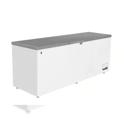 METRO Professional Gefriertruhe/Kühlschrank GHF2700S, 188 x 73,5 x 94,5 cm, 700 L, 125 W, weiß/grau