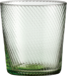 Aida Raw Unique Swirl Vandglas - Grøn