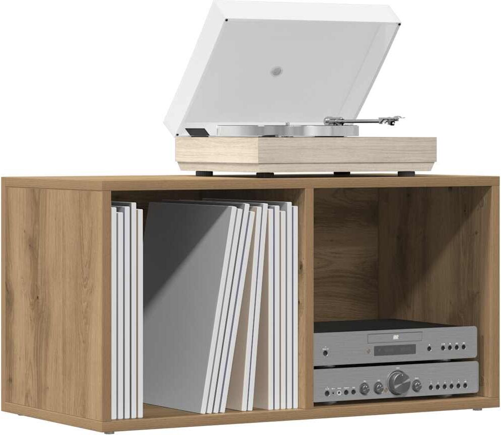 vidaXL Boîtes de rangement LP chêne artisanal bois ingénierie