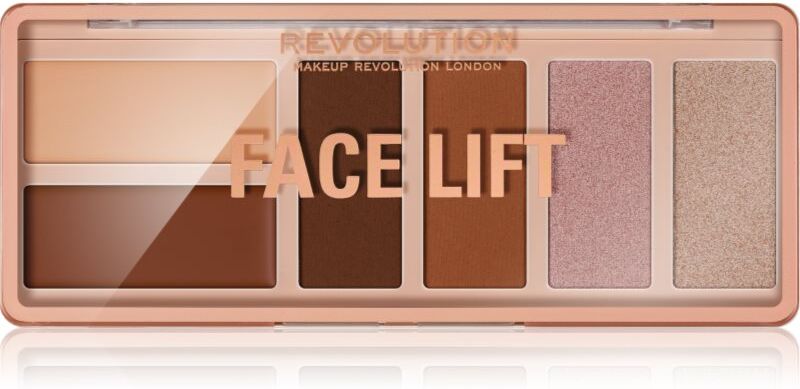 Revolution Face Lift contouring palette shade Light to Medium 6x1.8 g
