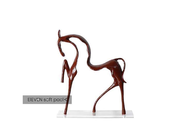 Nouvelles décorations créatives chinoises en forme de cheval, artisanat abstrait, cheval porte-bonheur, décoration pour salon et bureau, cadeaux d'inauguration