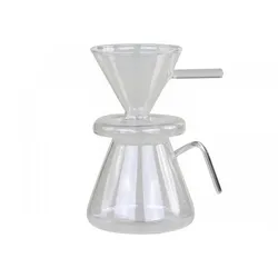 Chic Antique Kaffee Tropfer mit Filterhalter, H19/L14/B12 cm, klar
