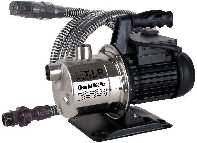 T.I.P. Gartenpumpe Cleanjet 1000 Plus mit Kit Fördermenge: 3.300 l/h, 800 W