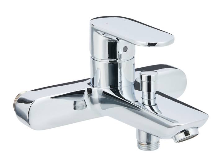 hansgrohe Vernis Blend Einhebel-Wannenmischer Aufputz mit Stichmaß 15,3 cm Chrom