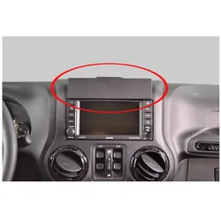 Brodit ProClip (extra stabil) für Jeep Wrangler, ab Bj. 2011 bis 2018, Smartphone Halterung, Schwarz