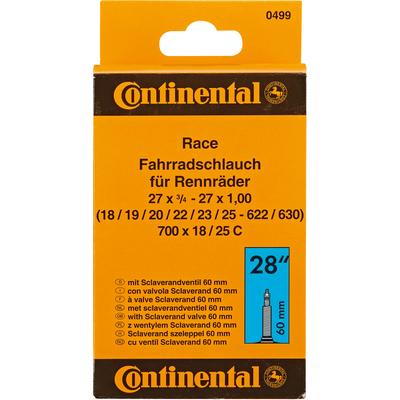 Fahrradschlauch PROPHETE "CONTINENTAL Race", schwarz, Fahrradschläuche, 48mm, Sclaverandventil (SV), 28 Zoll (71,12cm)