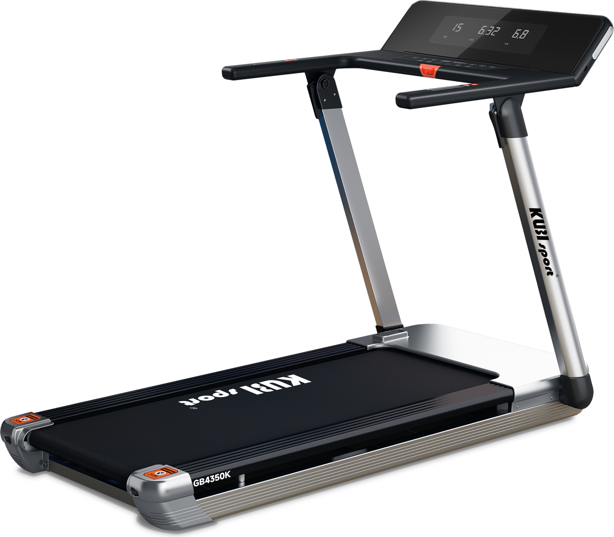 Flaches Laufband komplett montiert für den Betrieb mit elektrischer Steigung GB4350K