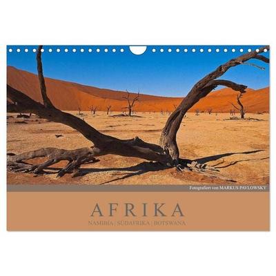 Afrika Impressionen. NAMIBIA - SÜDAFRIKA - BOTSWANA (Wandkalender 2027 DIN A4 quer), CALVENDO Monatskalender