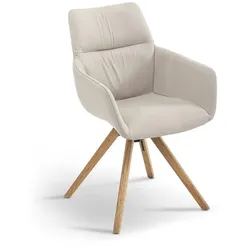 MAISON Stuhl Ontario Leder Cream