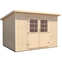 Weka Gartenhaus 219 wekaLine - 28 mm-Gartenhaus 219 Gr. 2 (295 x 240 cm) - 50 % Rabatt auf Dacheindeckung
