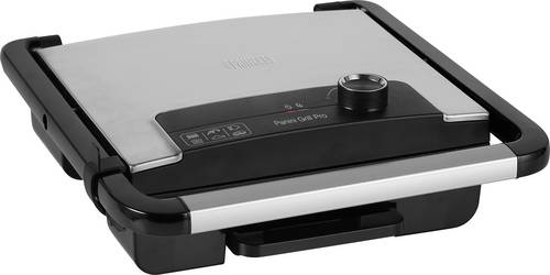 Princess 01.112425.01.001 Elektro Panini Grill Antihaftbeschichtung, Kontrollleuchte, klappbar Schwarz