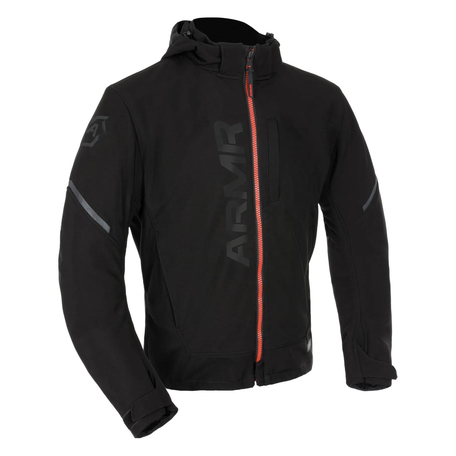 Armr Herren Motorcycle Jacket Kyoto 1.0 Motorradjacke, Schwarz, S (Herren, S) (ARMT234001S)