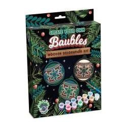 Splat Planet Set zum Basteln von Holzbildern - Christbaumkugeln (64584701)