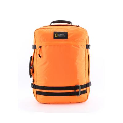 Sportrucksack NATIONAL GEOGRAPHIC "Hybrid", Gr. B/H/T: 36cm, orange, Kunstfaser, Rucksäcke, mit verstaubaren Tragegurten