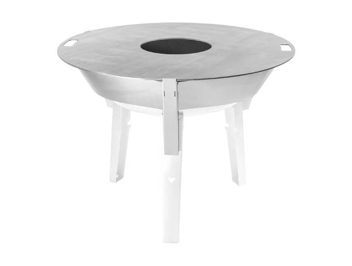 Holzkohlegrill FENNEK GRILL Fennek Feuerplatten Set , silber, B:96cm H:0,6cm T:96cm Ø:96cm, Grills, Holzkohlegrill