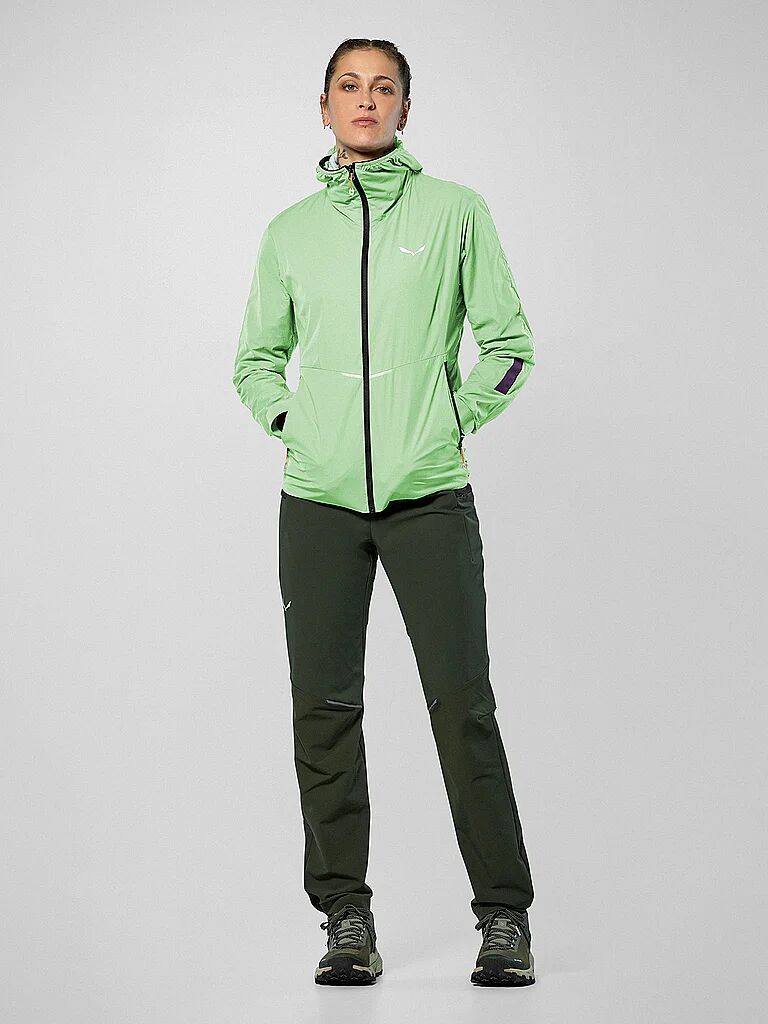 SALEWA Damen Jacke Pedroc Wind Hoodie hellgrün   36 W