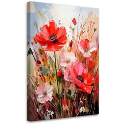 LEINWANDBILD Blumen 60x90cm