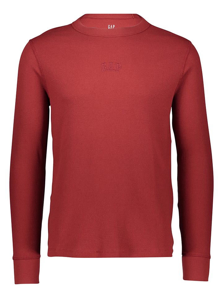 GAP Longsleeve in Braunrot - L